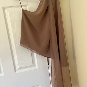 LAPOINTE Sheer asymmetric Women's Blouse